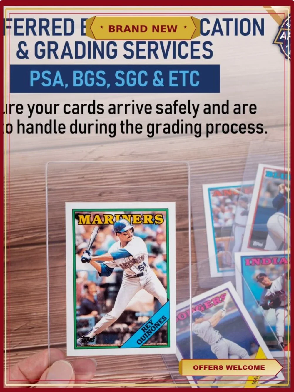 Semi Rigid Card Holders for PSA Grading – 200 Pack Crystal Clear